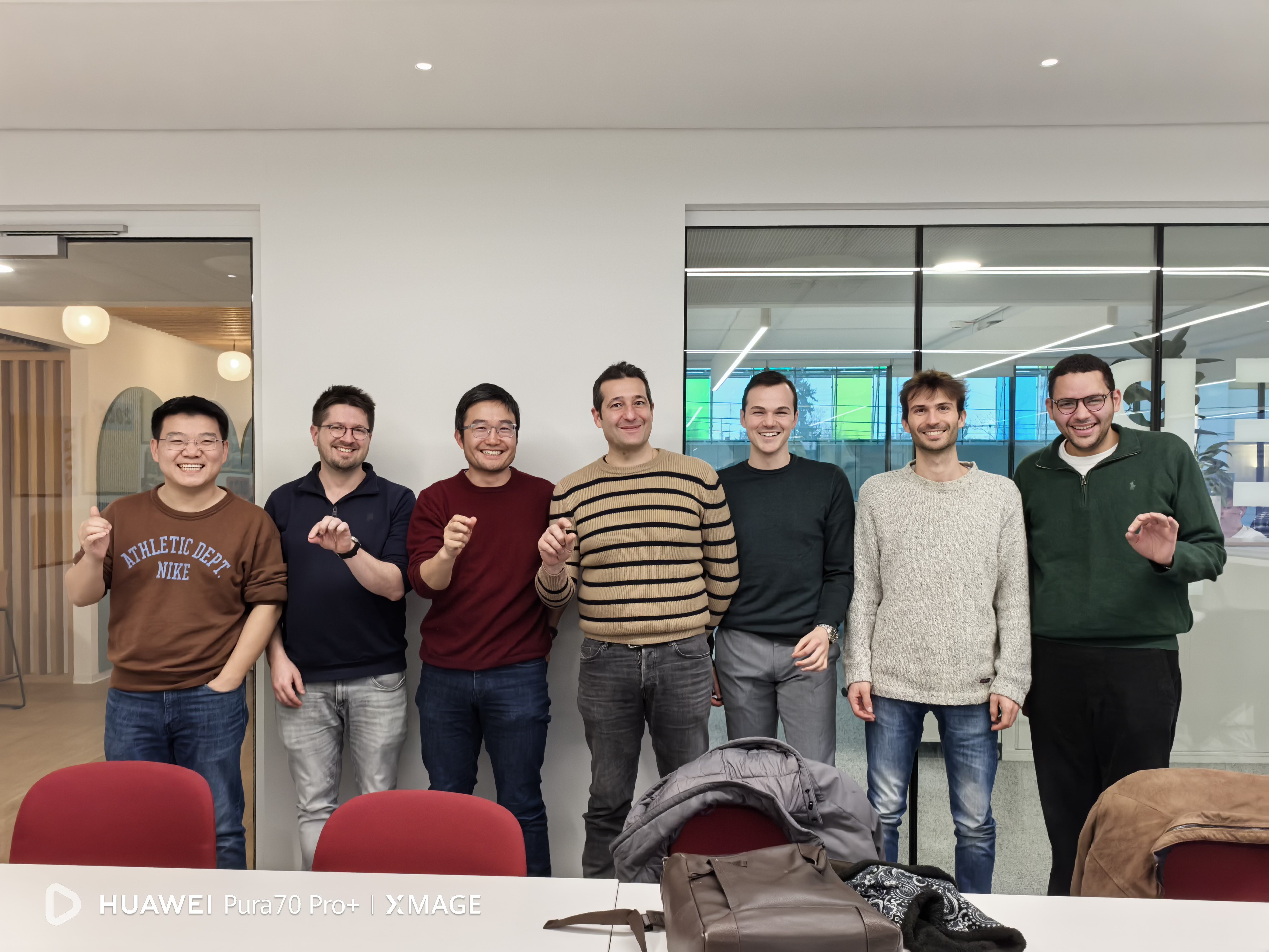 OpenWatch - Team picture at Huawei Research Center 2