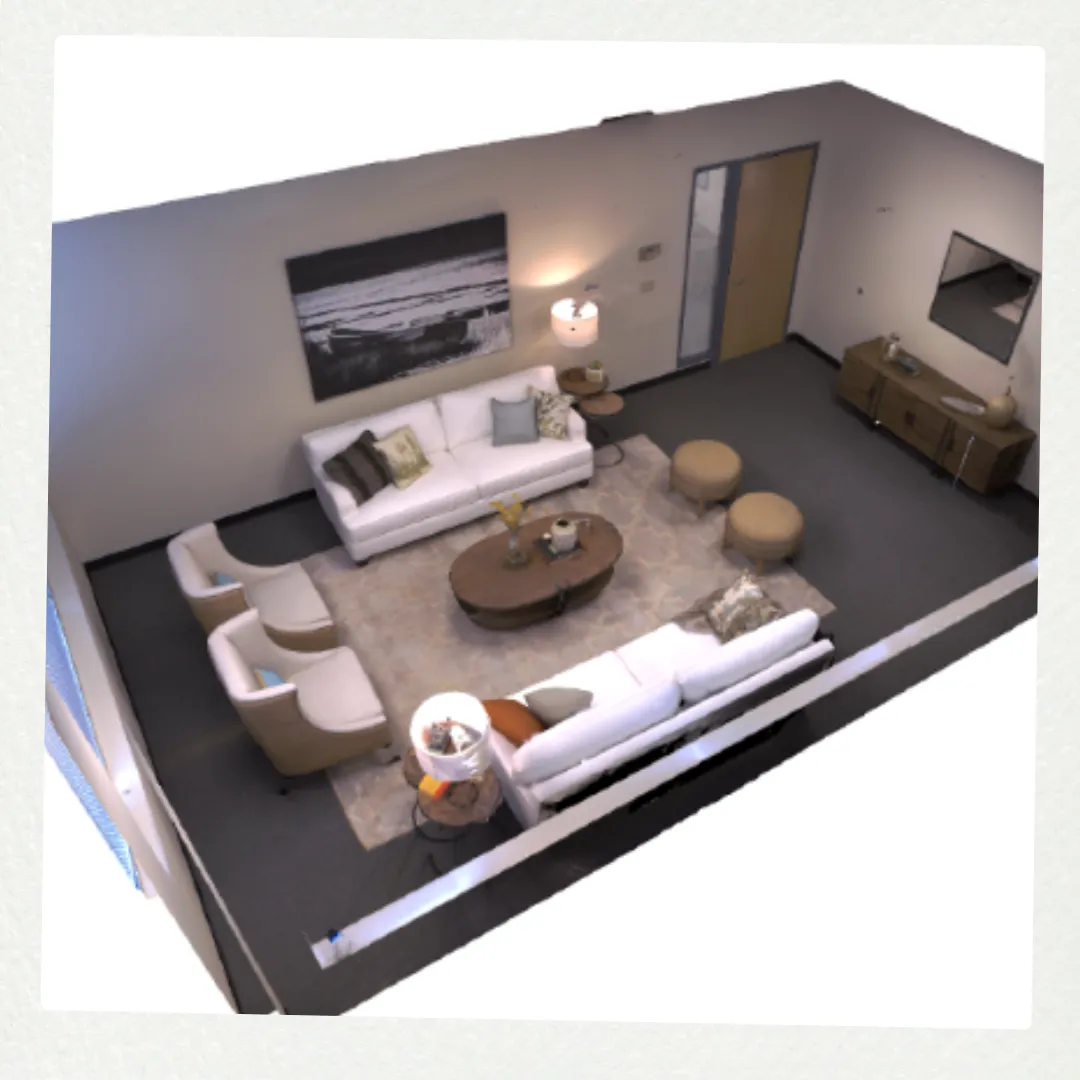 Screenshot of Scene-Graph Driven 3D Scene Generation via Self-Attention.